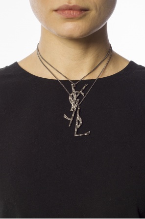 Double logo necklace, zdjęcie 2 Double logo necklace od Saint Laurent